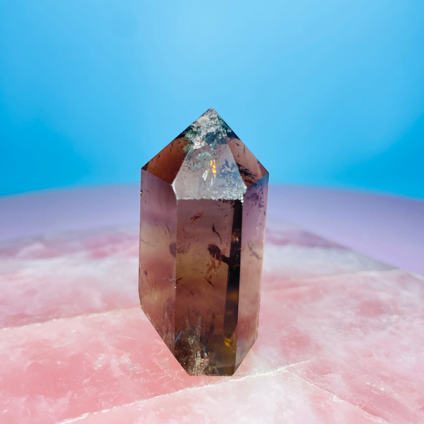 Dark Smoky Quartz Small Tower