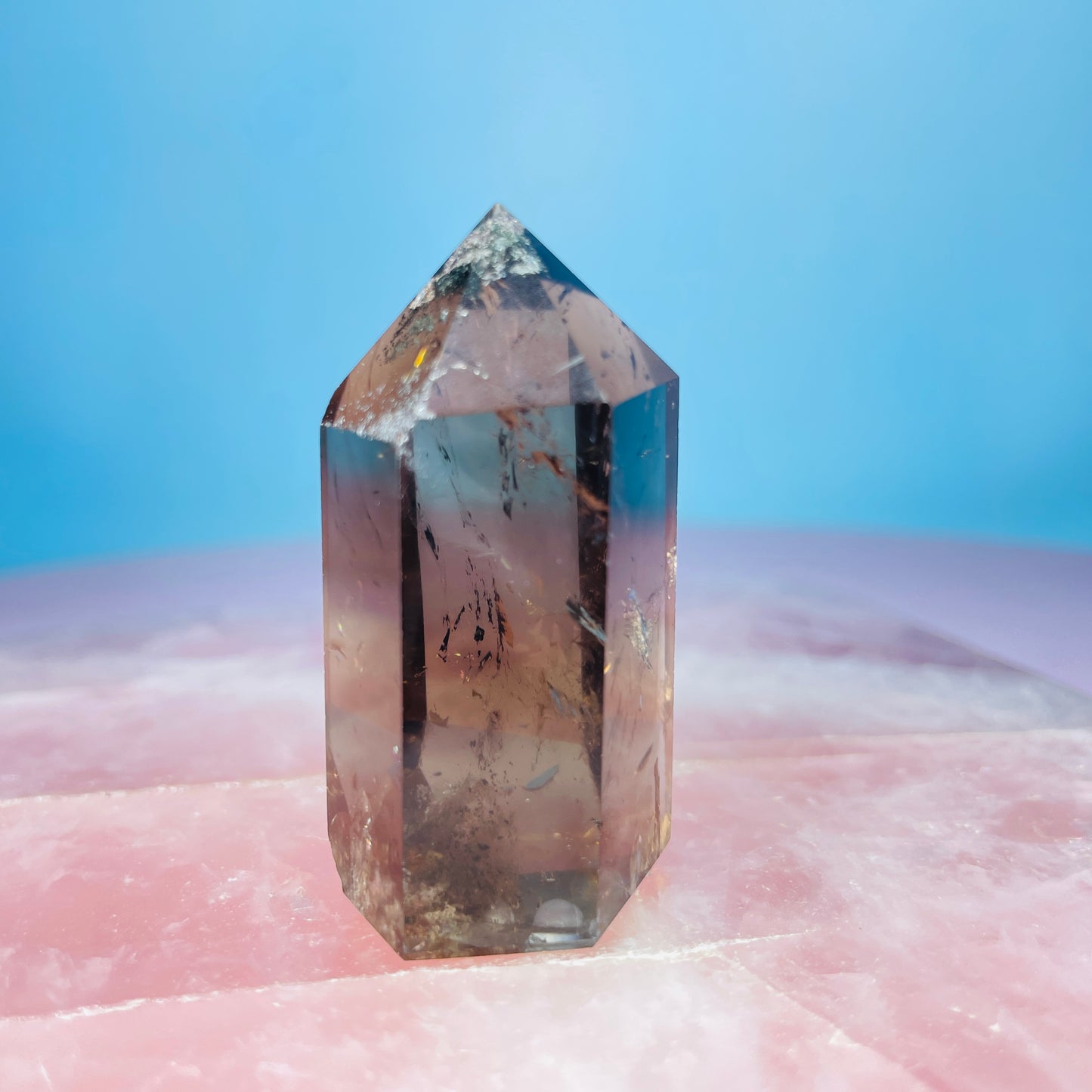 Dark Smoky Quartz Small Tower