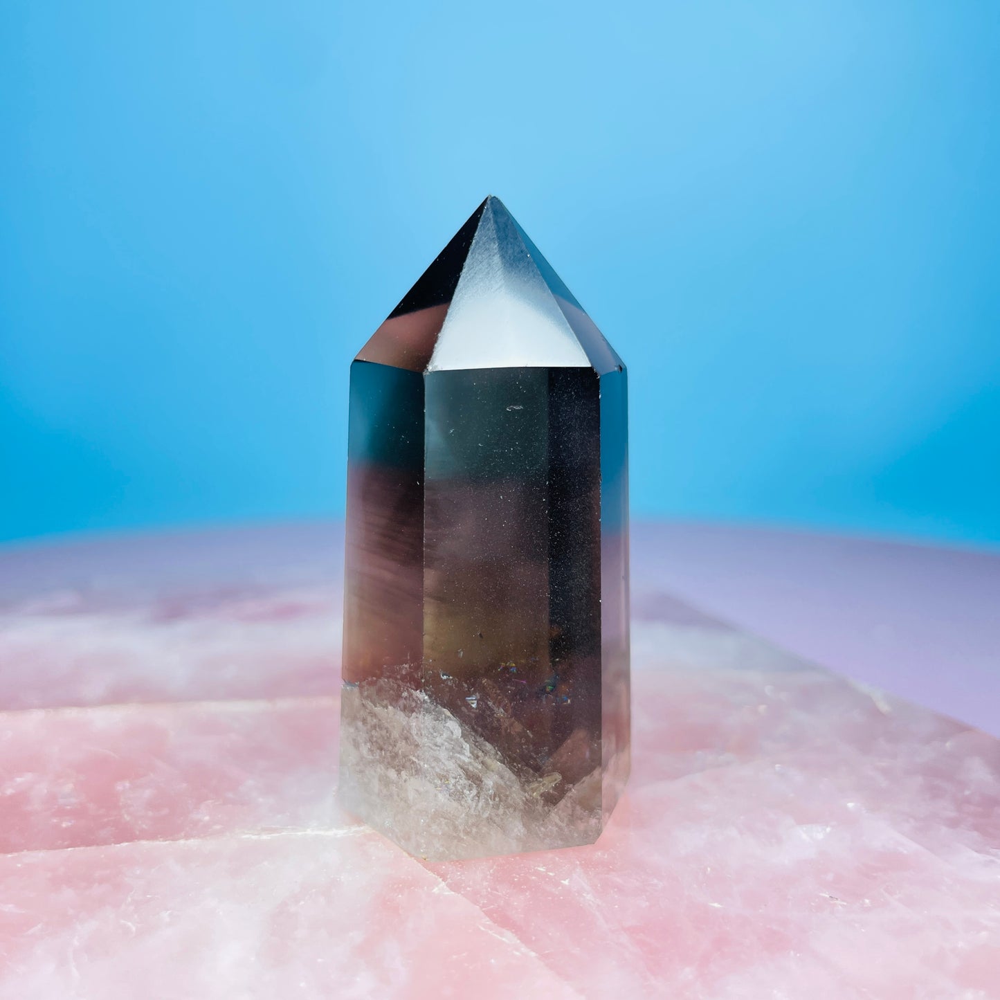 Dark Smoky Quartz Small Tower