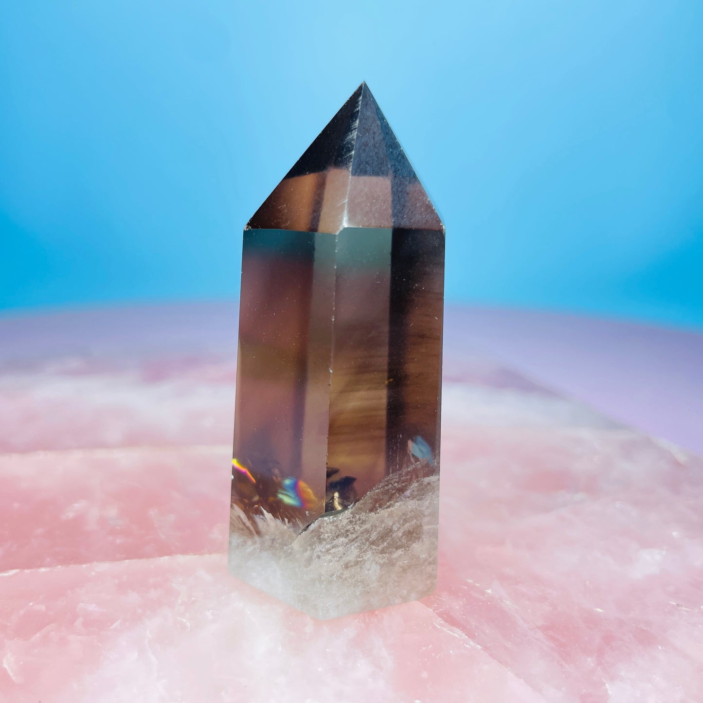 Dark Smoky Quartz Small Tower
