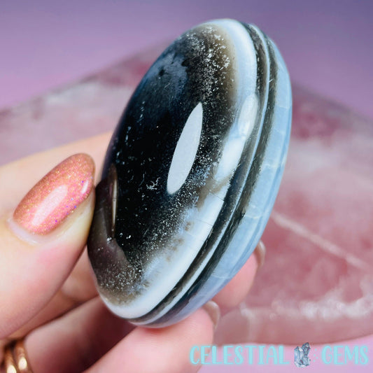 Blue Owhyee Opal Palmstone