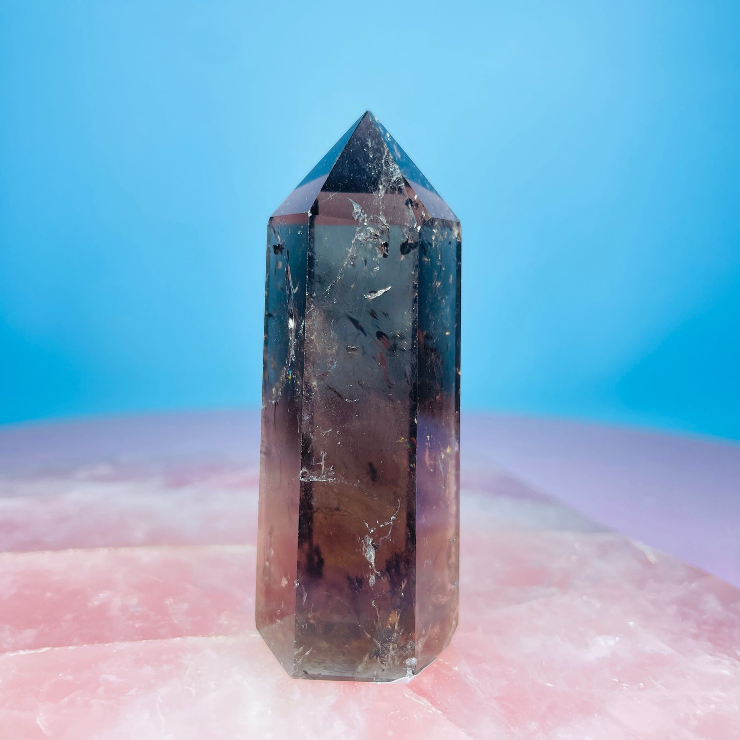 Dark Smoky Quartz Small Tower