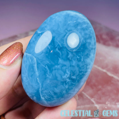 Blue Owhyee Opal Palmstone