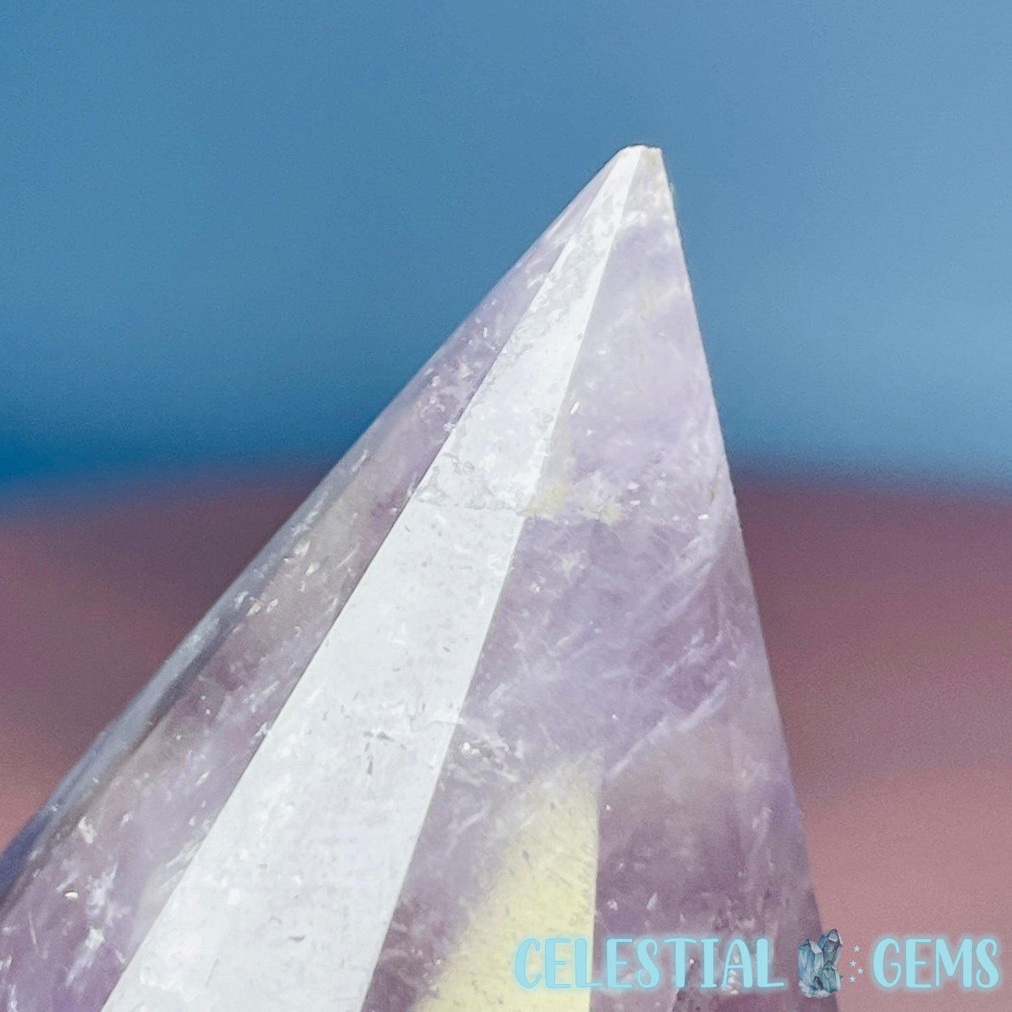 Amethyst Vogel Cut 12-Sided Double Terminated Wand