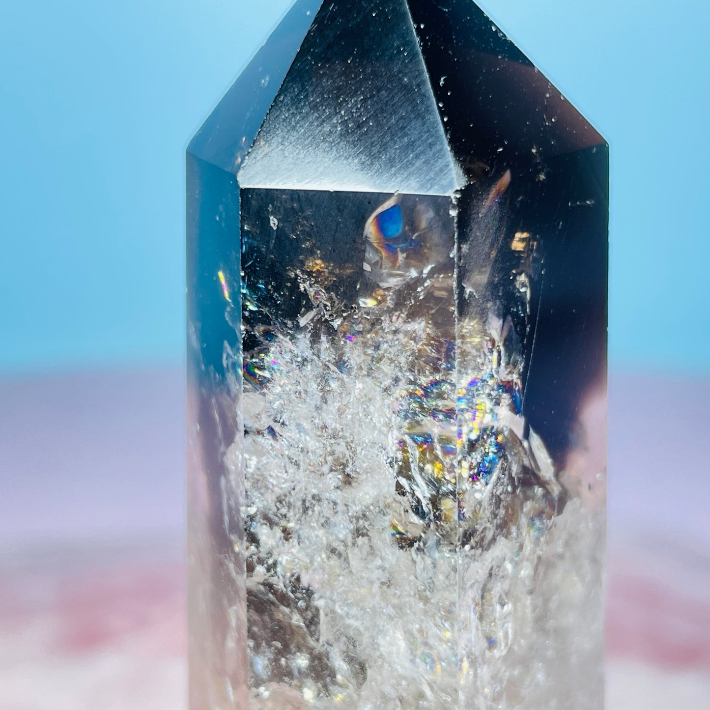 Dark Smoky Quartz Small Tower