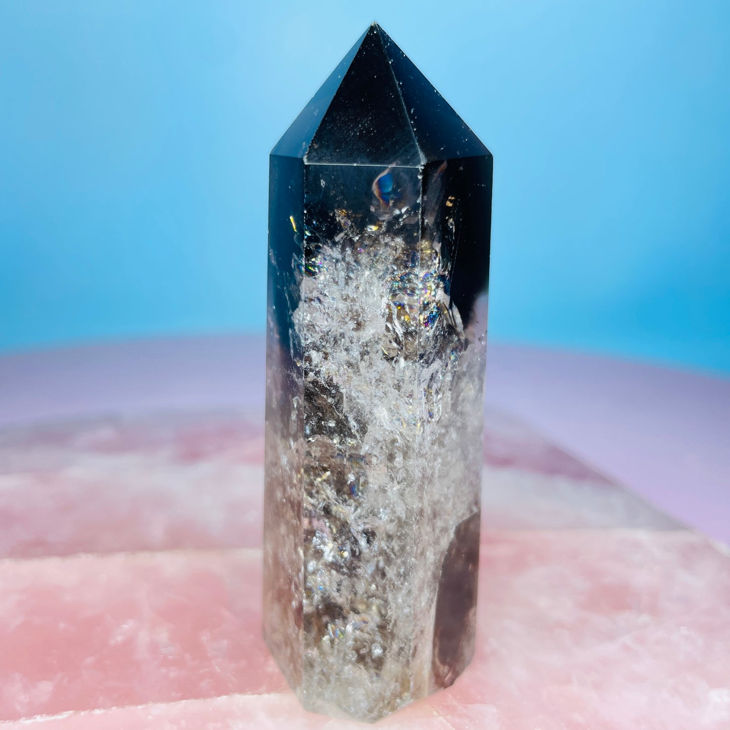 Dark Smoky Quartz Small Tower