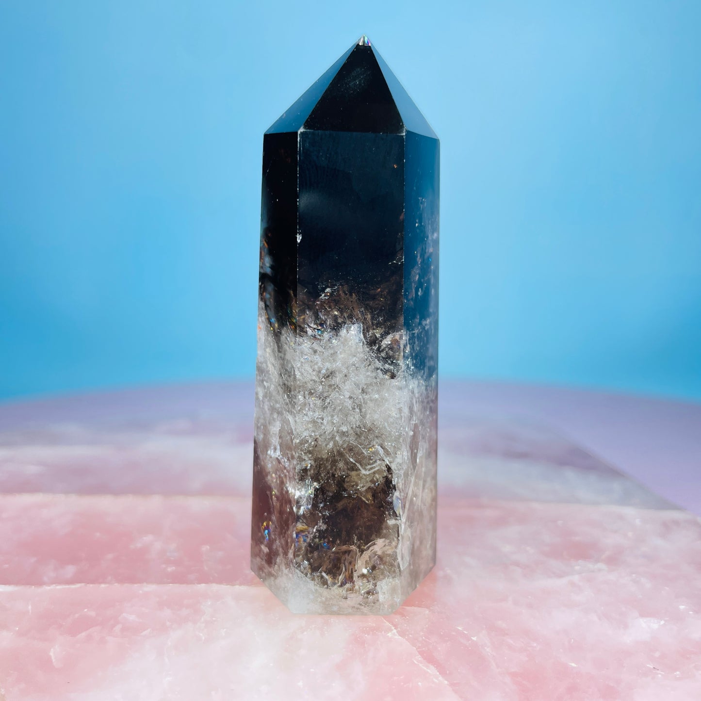 Dark Smoky Quartz Small Tower