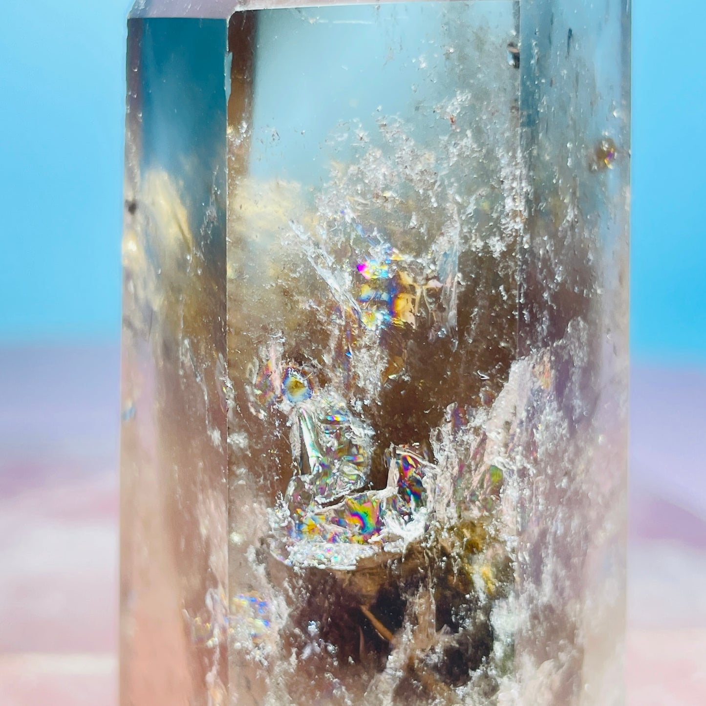 Dark Smoky Quartz Small Tower