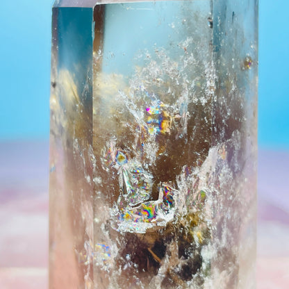 Dark Smoky Quartz Small Tower