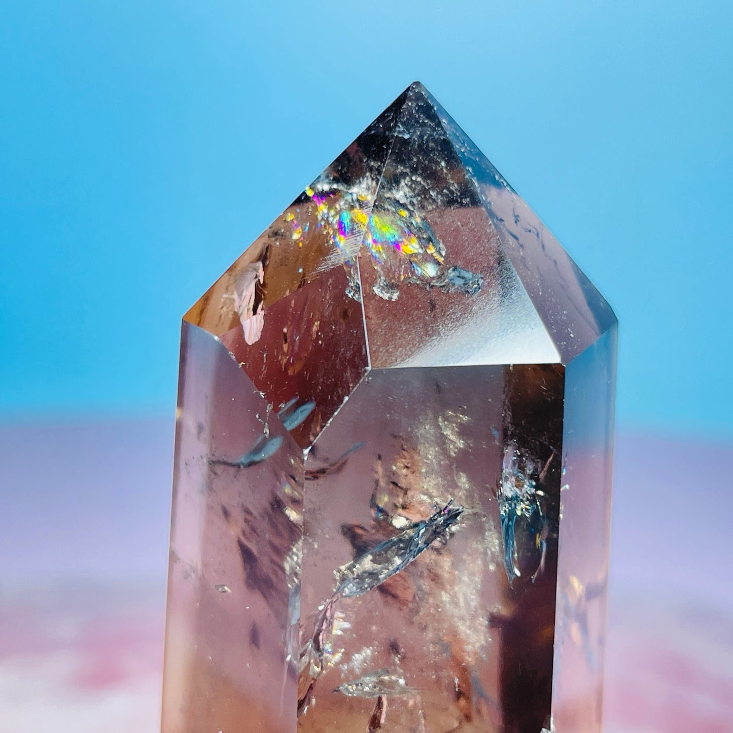 Dark Smoky Quartz Small Tower