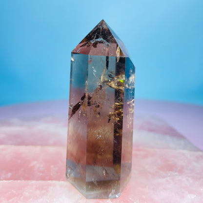 Dark Smoky Quartz Small Tower
