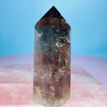 Dark Smoky Quartz Small Tower