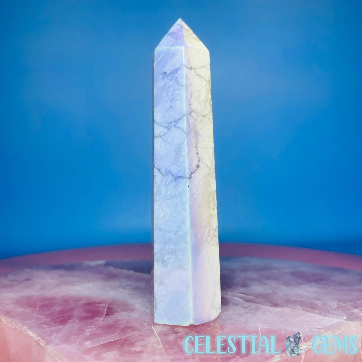 Aura Howlite Medium Tower