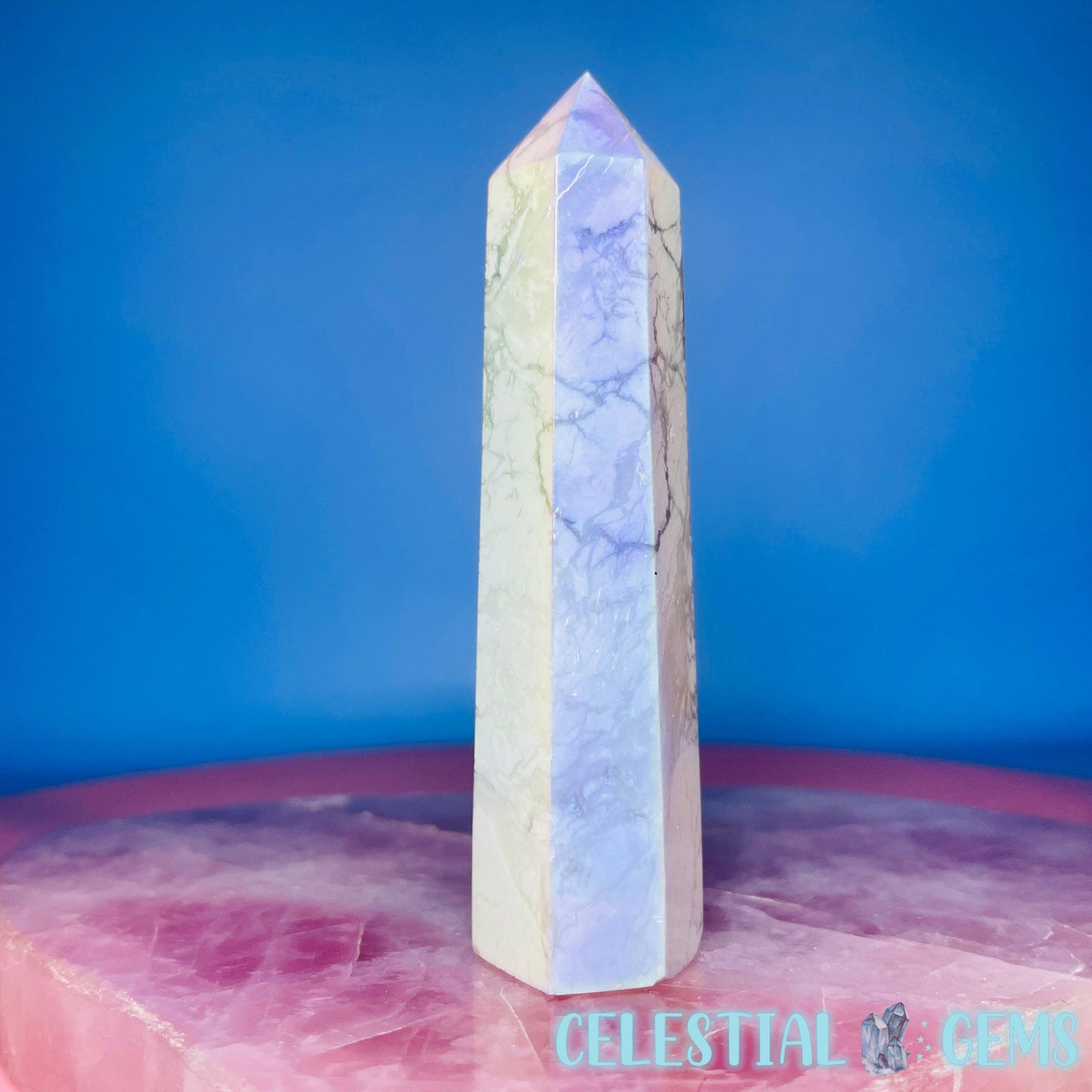 Aura Howlite Medium Tower