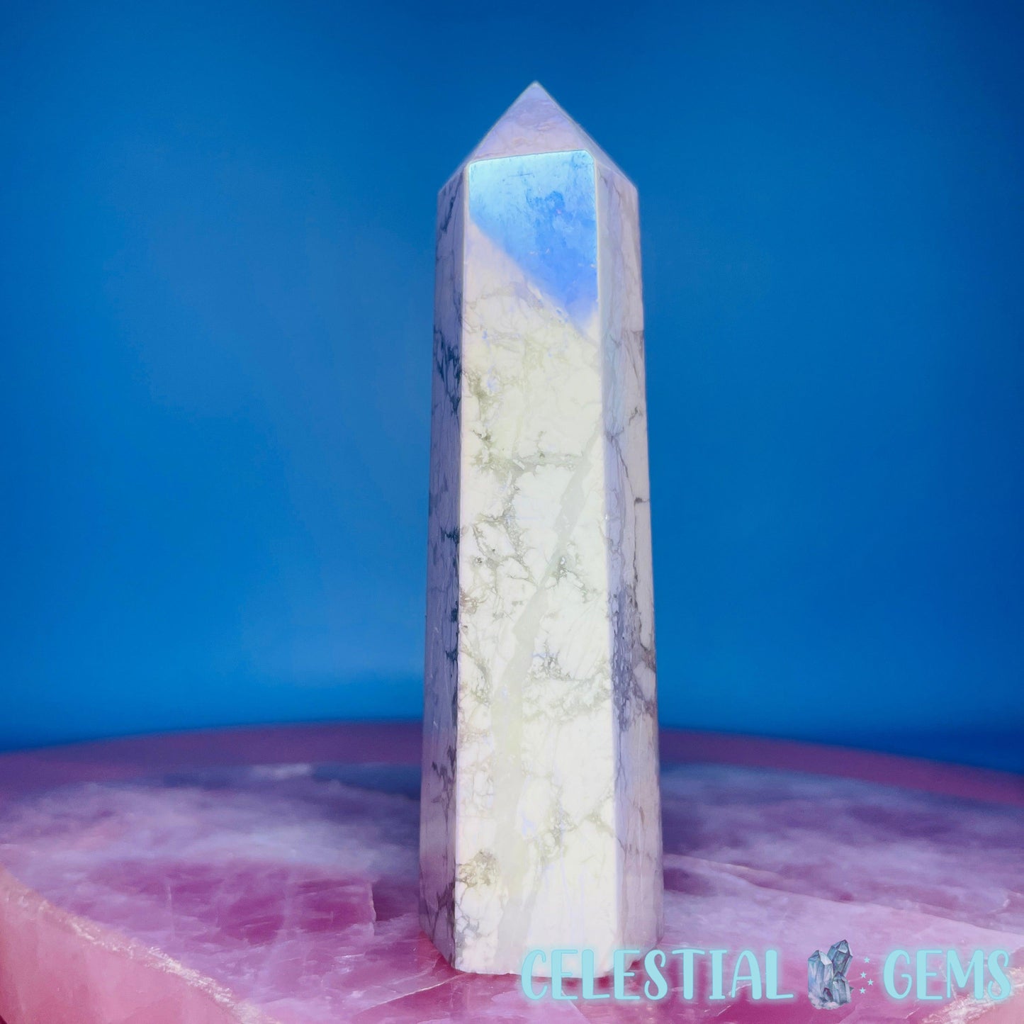 Aura Howlite Medium Tower