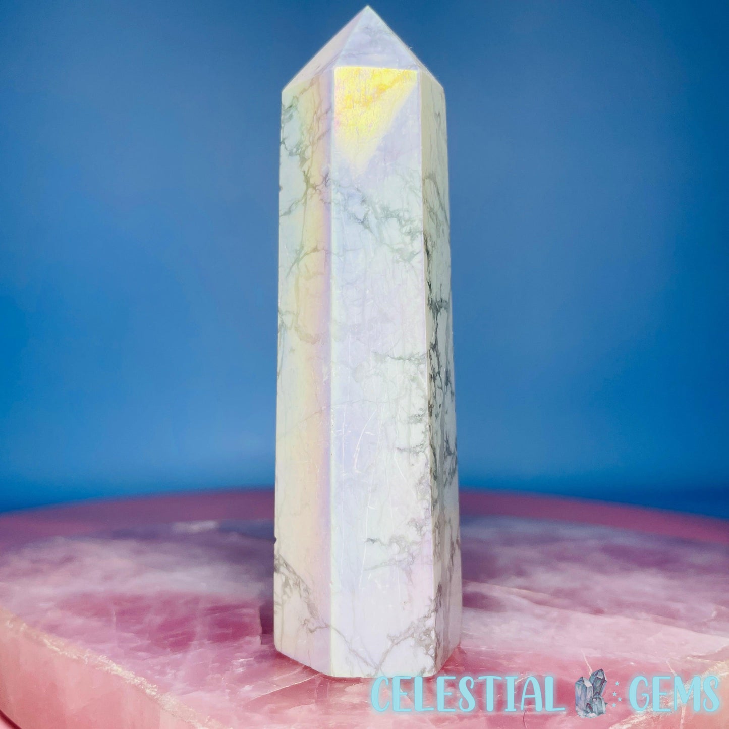 Aura Howlite Medium Tower