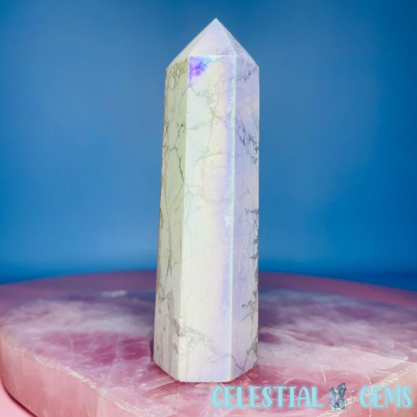 Aura Howlite Medium Tower