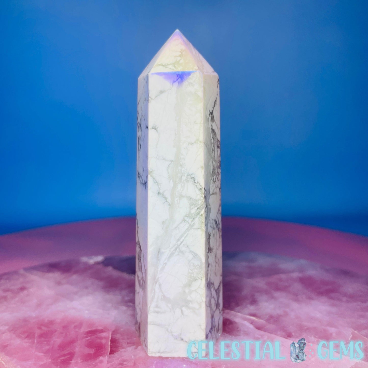 Aura Howlite Medium Tower