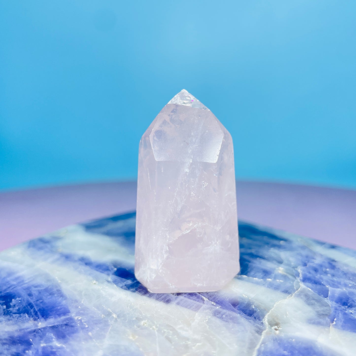 Rose Quartz Small Tower