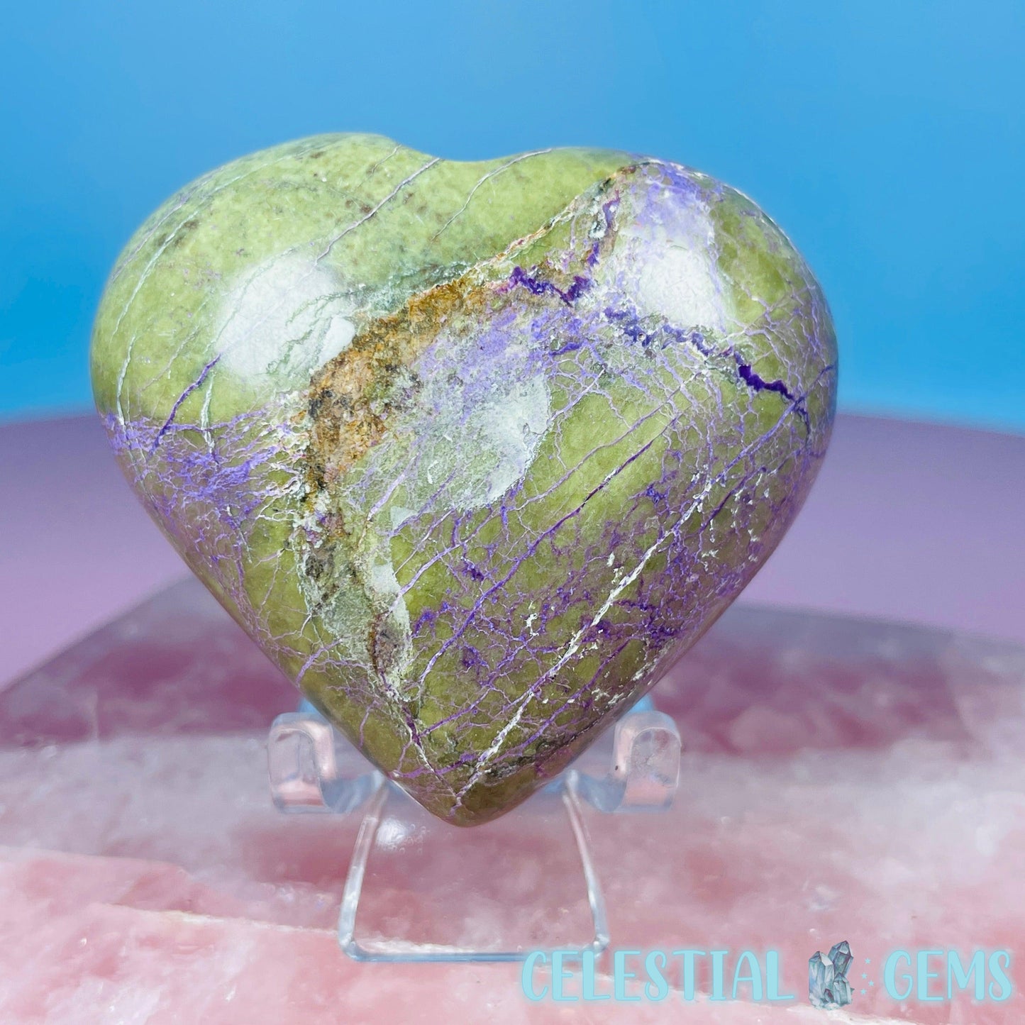 Atlantisite Heart Medium Carving