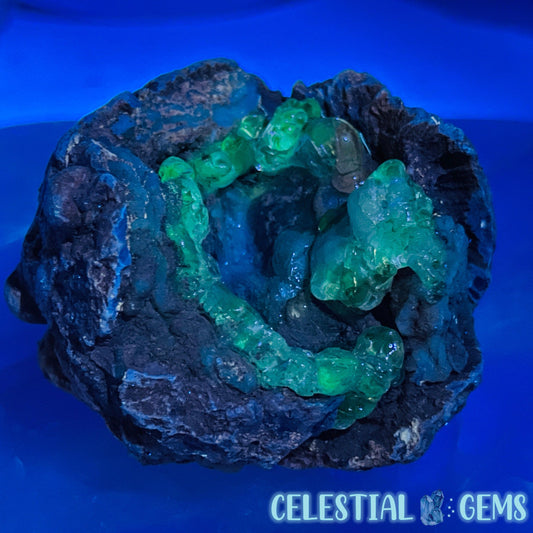 Hyalite Opal Geode Specimen A