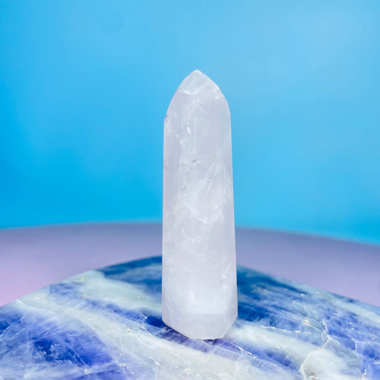 Rose Quartz Small Tower