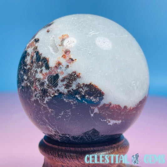 Black Ocean Jasper Medium Sphere