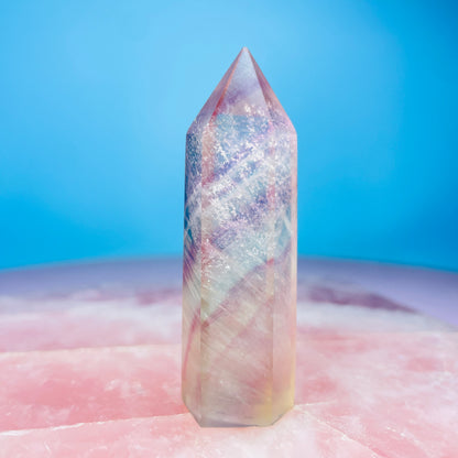 Candy Fluorite Small Tower
