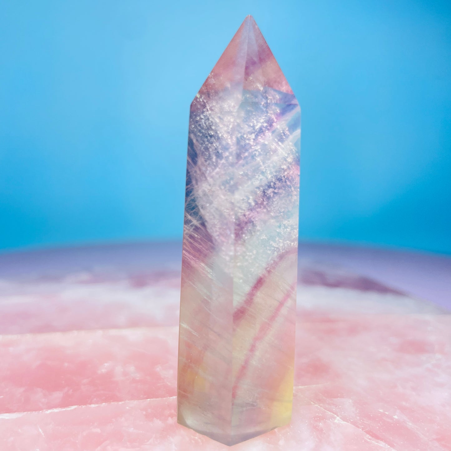 Candy Fluorite Small Tower