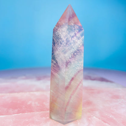Candy Fluorite Small Tower