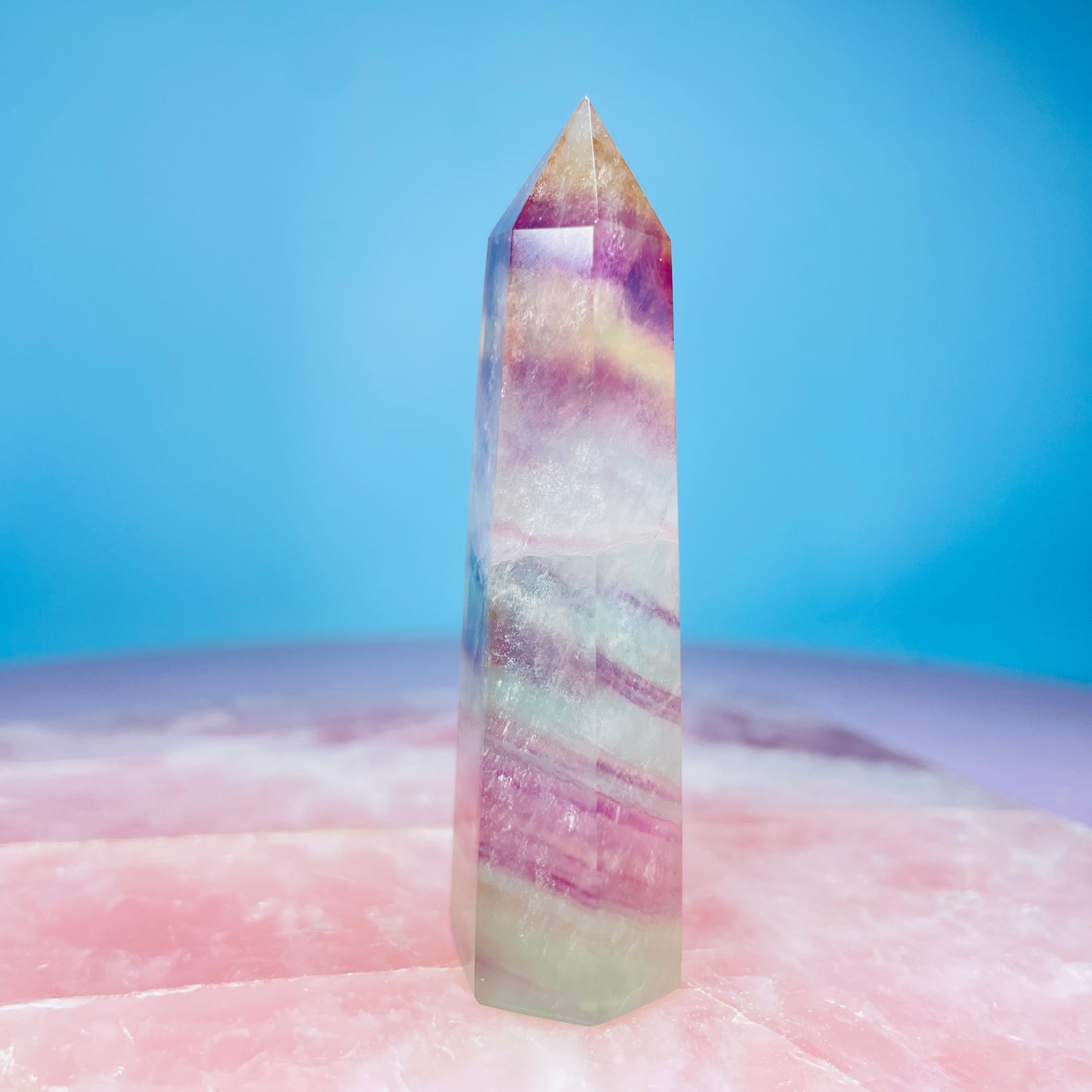 Candy Fluorite Small Tower