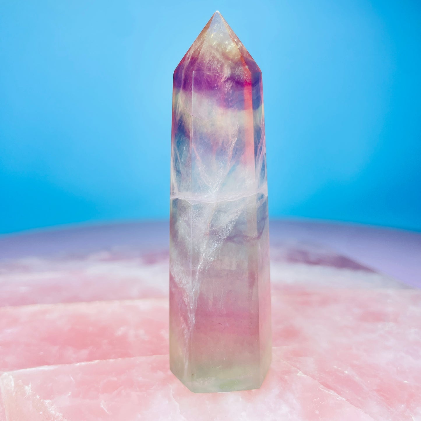 Candy Fluorite Small Tower