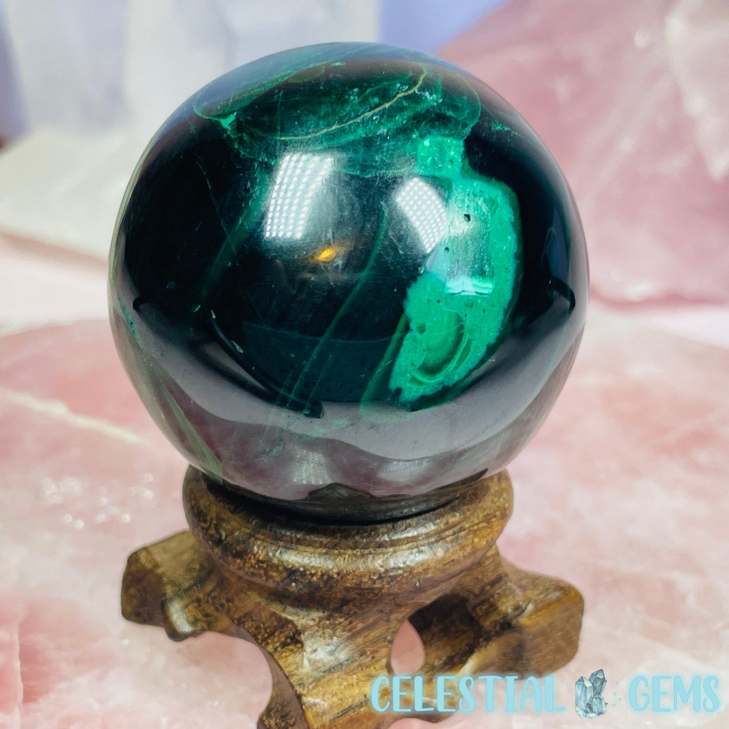 Malachite Medium Sphere E