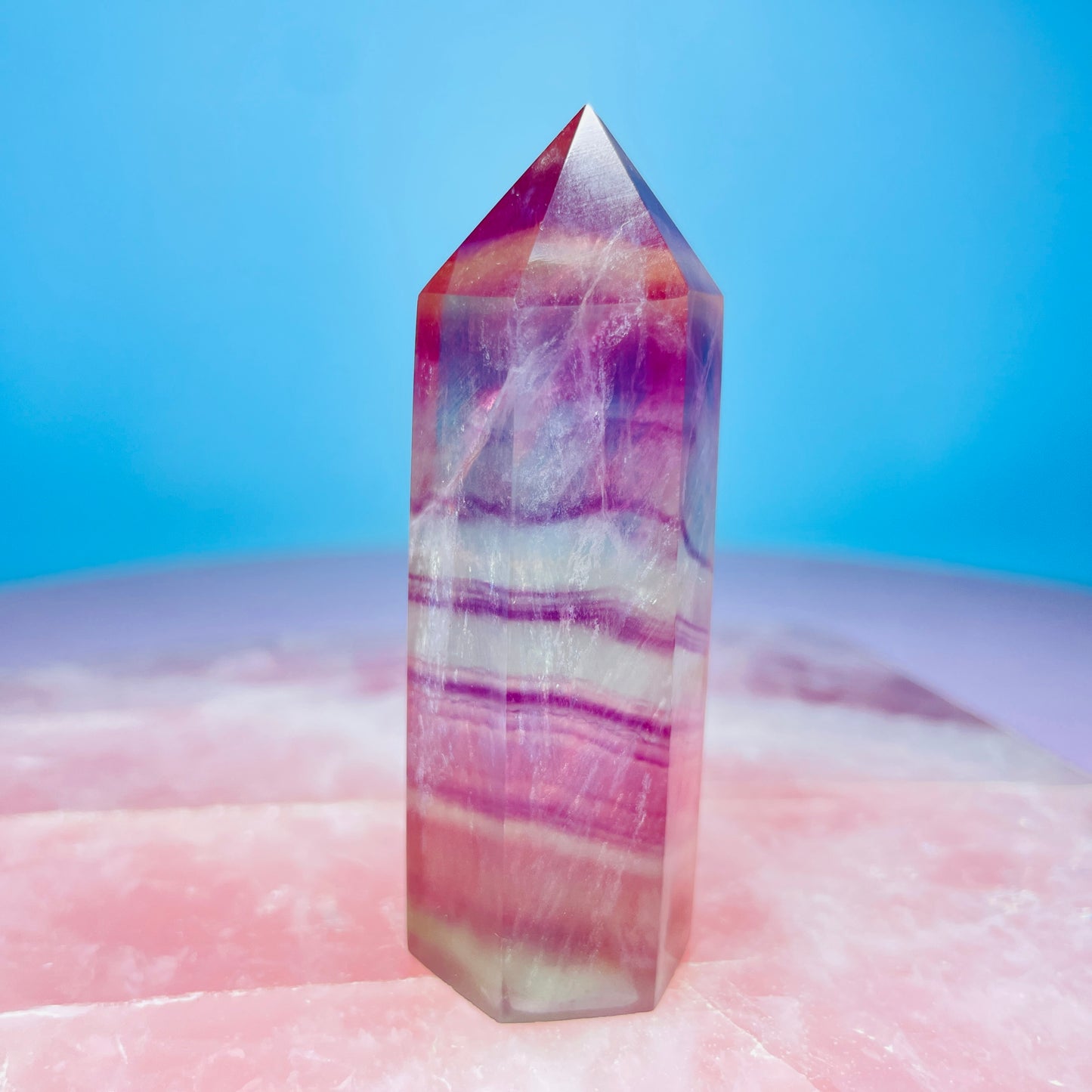 Candy Fluorite Small Tower