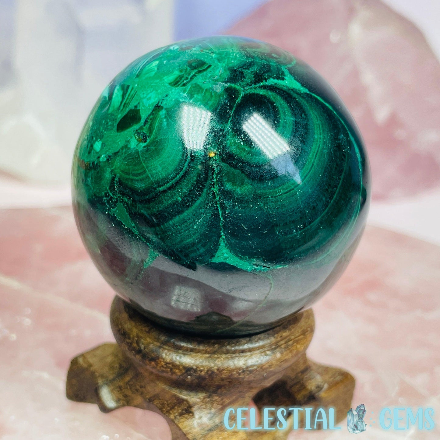 Malachite Medium Sphere E