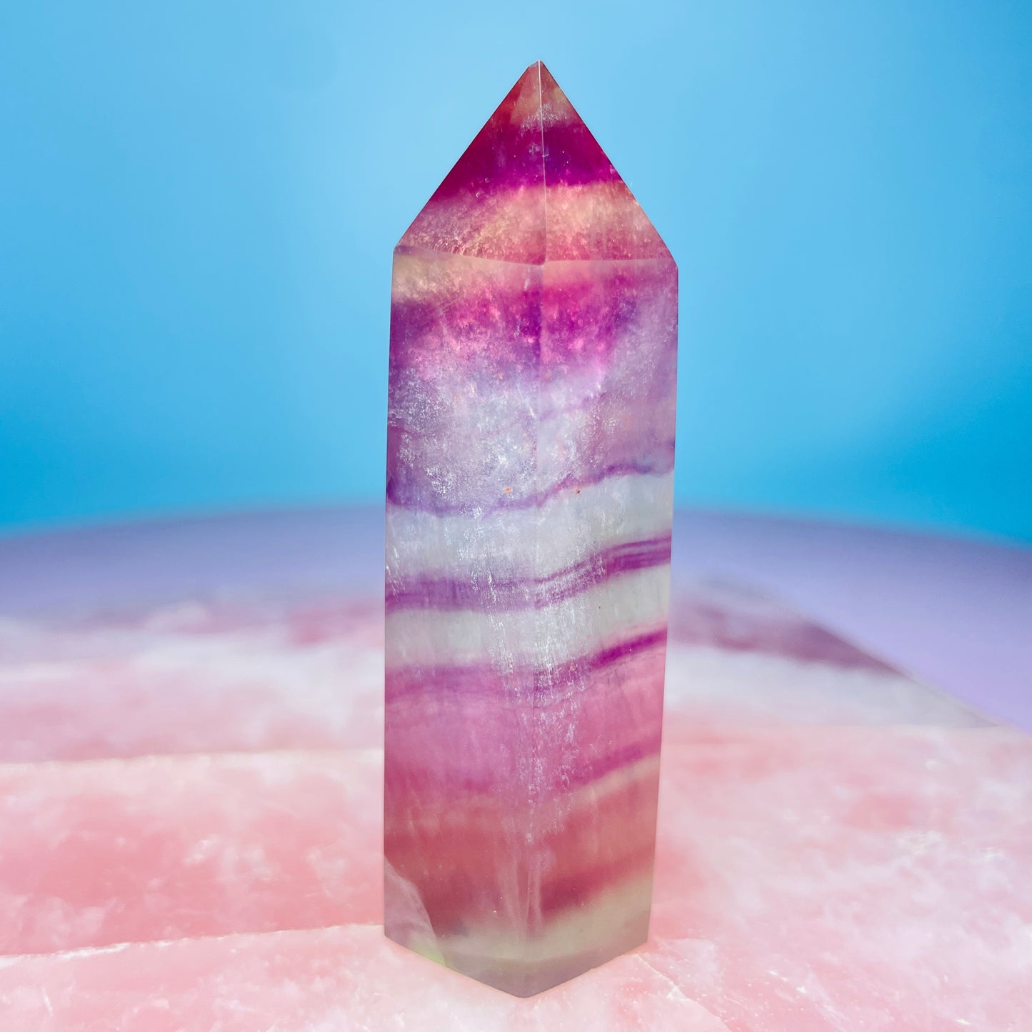 Candy Fluorite Small Tower