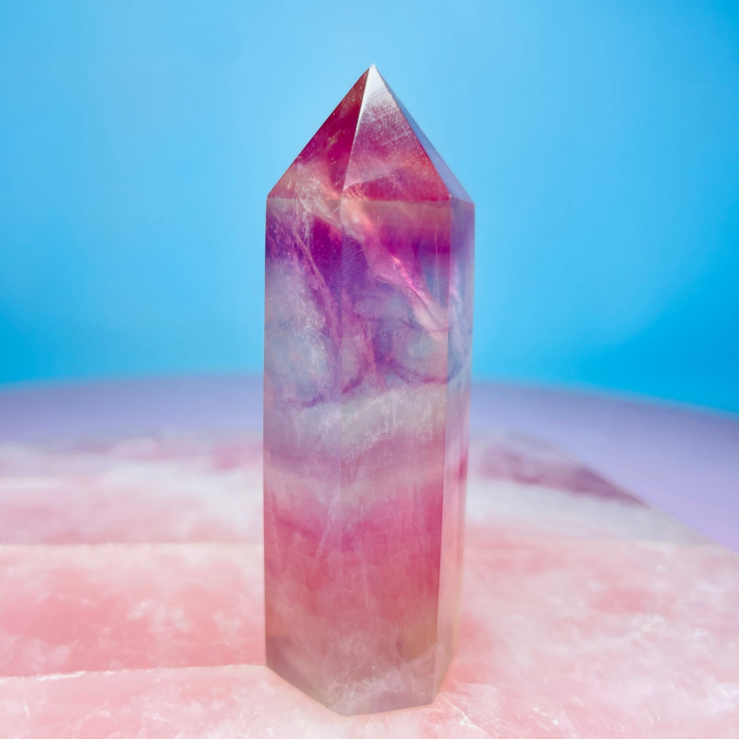 Candy Fluorite Small Tower