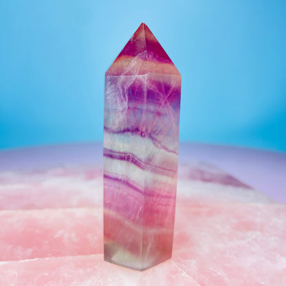 Candy Fluorite Small Tower