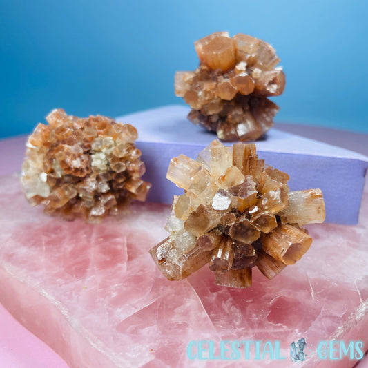 Red Star 'Sputnik' Aragonite Small Cluster