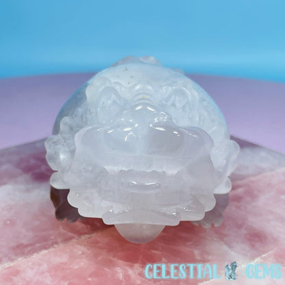 Agate 'Pixiu' Dragon Frog Carving