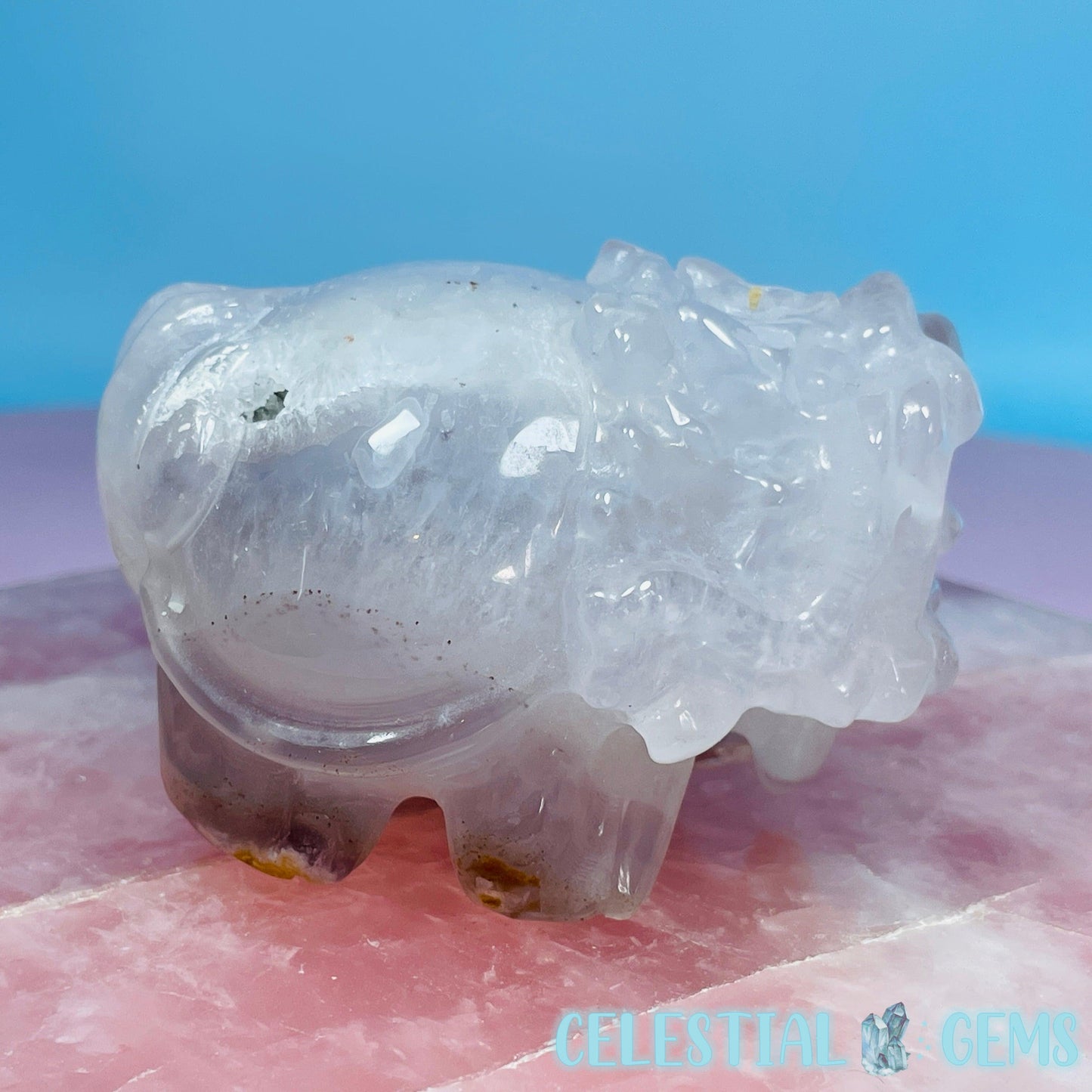 Agate 'Pixiu' Dragon Frog Carving