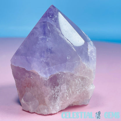 Amethyst Part Polished Small Point Freeform