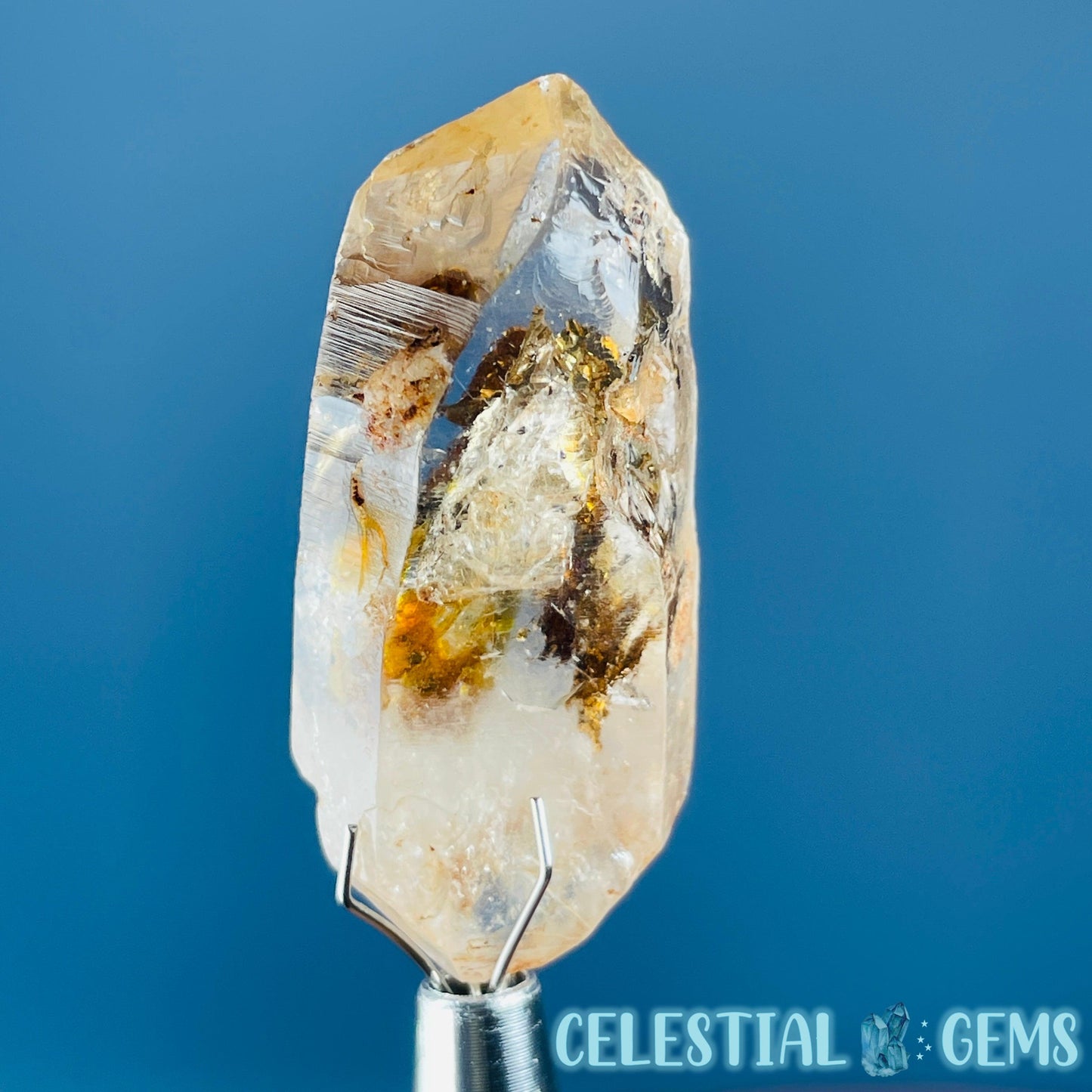 Petroleum Quartz Scepter Point Mini Specimen