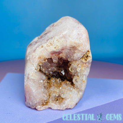 Druzy Pink Amethyst Small Freeform