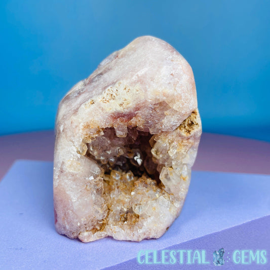 Druzy Pink Amethyst Small Freeform