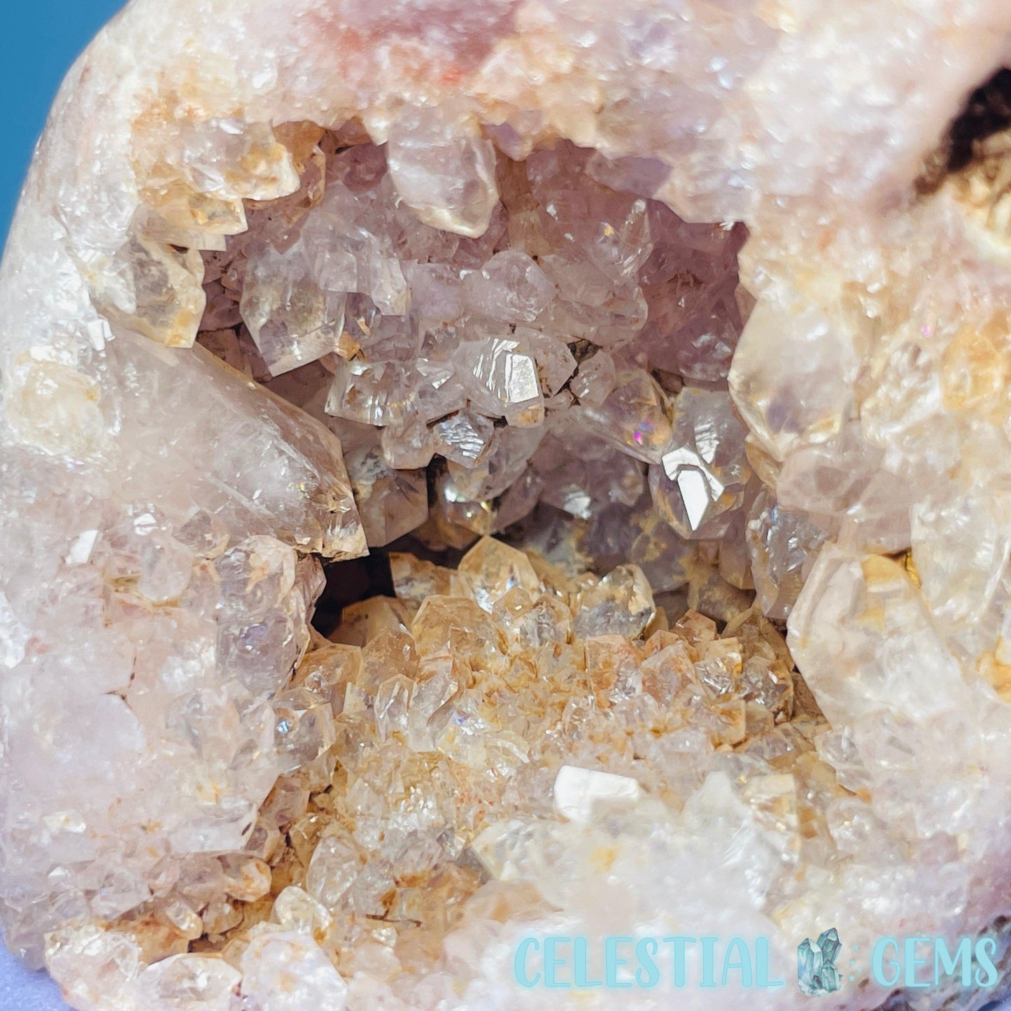 Druzy Pink Amethyst Small Freeform