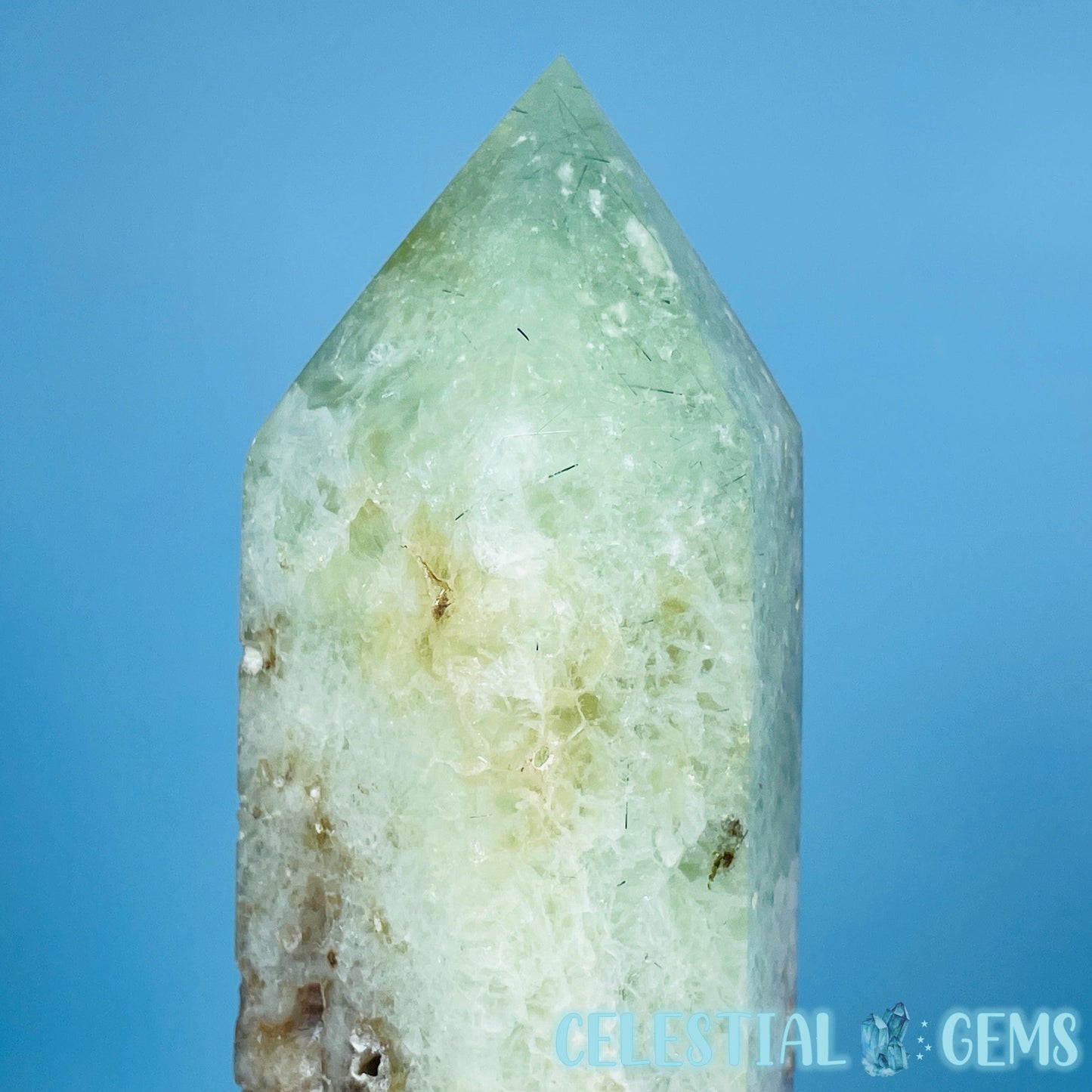 Prehnite with Epidote Large Tower