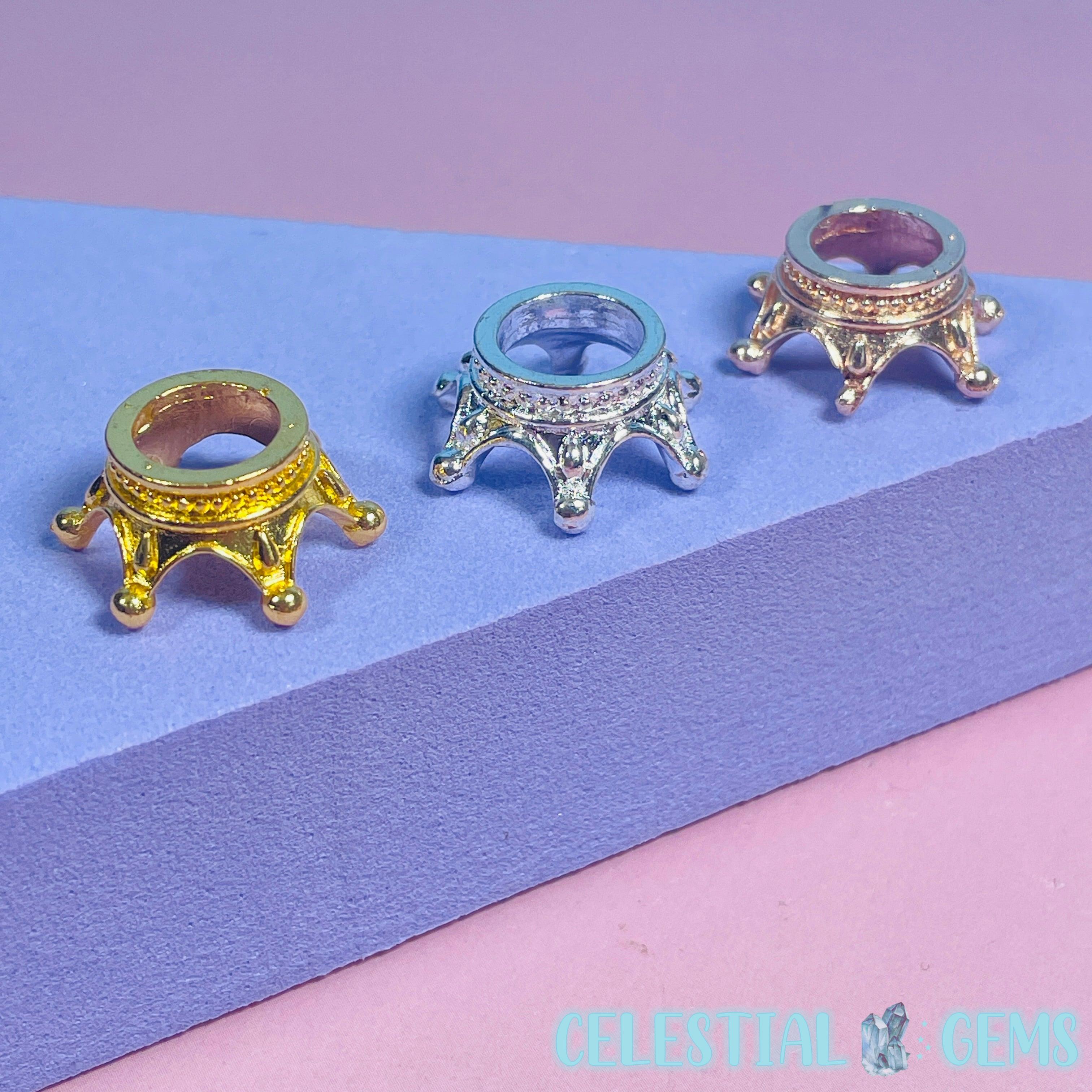 Metal Crown Sphere Stand for Mini Spheres – Celestial Gems NZ
