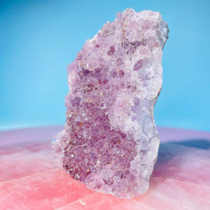 Amethyst Small Standing Cluster (Video)