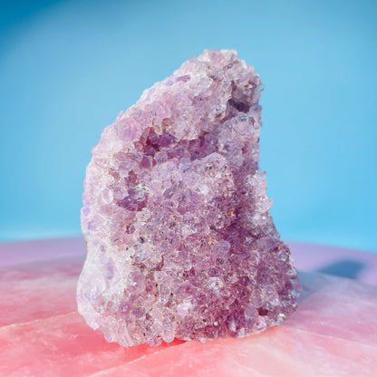 Amethyst Small Standing Cluster (Video)
